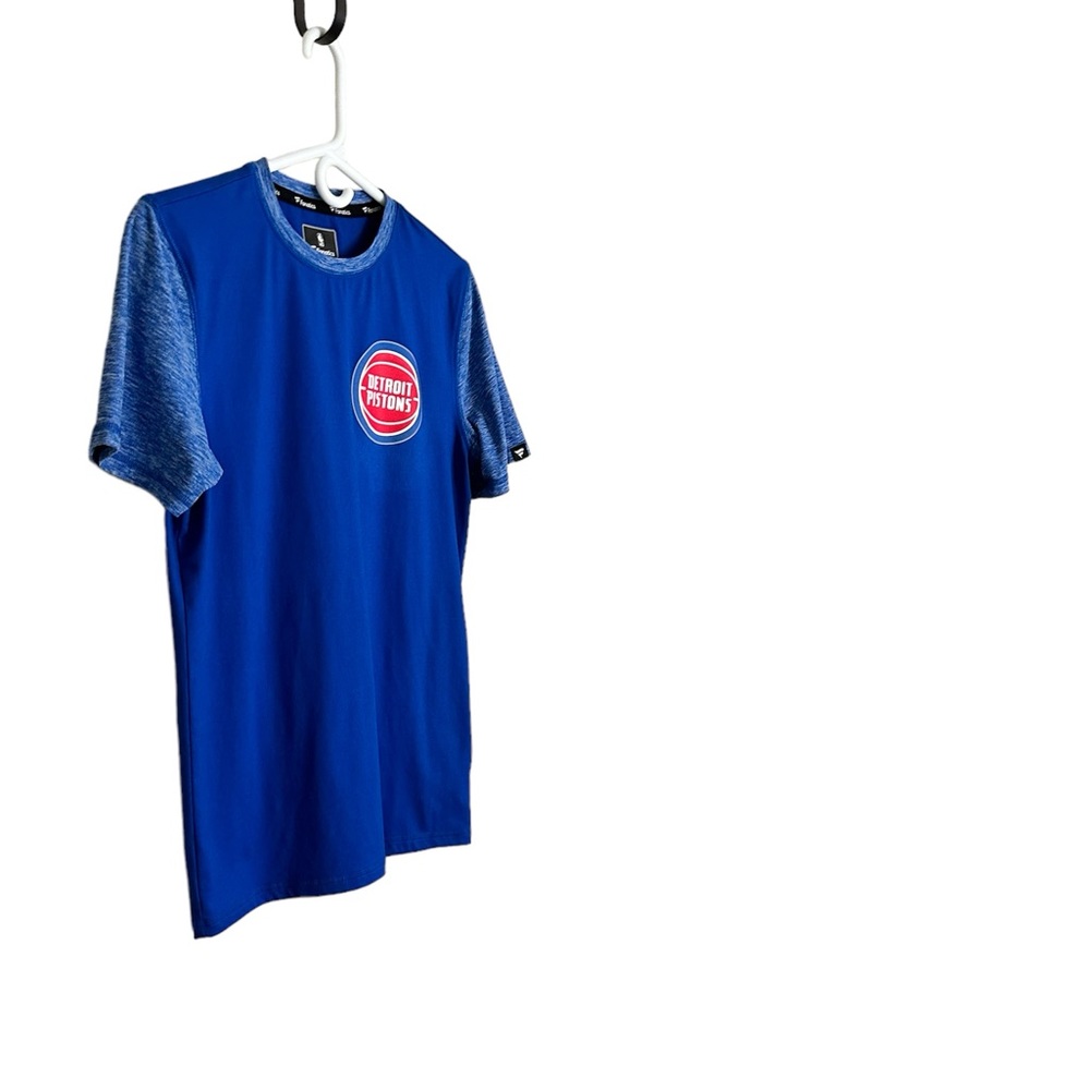 Fanatics Detroit Pistons NBA junior size small short sleeve tee. Blue Red - Picture 3 of 12